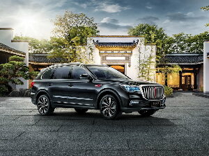 Коврики текстильные для Hongqi HS7 I (suv / CA6500T, CA6500T1, CA6501HA6T / 7 мест) 2018 - Н.В.