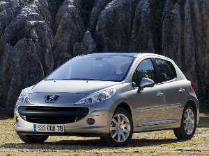 Коврики текстильные для Peugeot 207 (хэтчбек 5 дв) 2006 - 2009