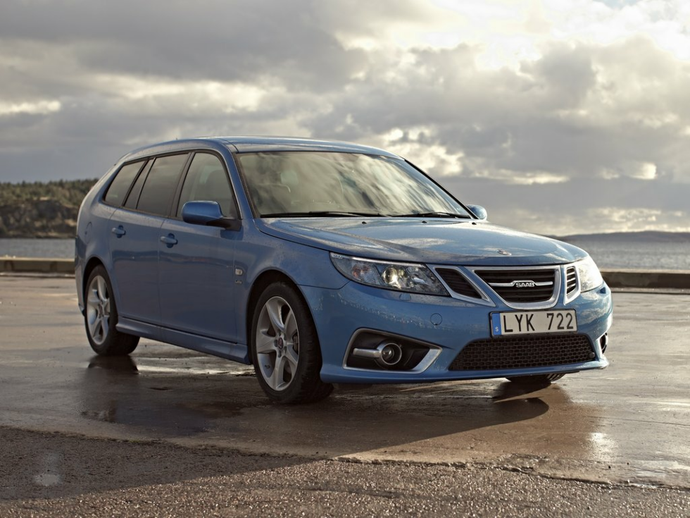 Коврики ЭВА "EVA сота" для Saab 9.3 (универсал) 2007 - 2011, серые, 4шт.