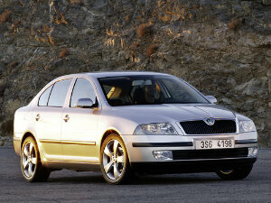 Коврики текстильные для Skoda Octavia II (лифтбек / A5) 2004 - 2008