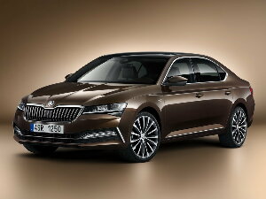 Коврики текстильные для Skoda Superb III (лифтбек / 3V3) 2019 - Н.В.