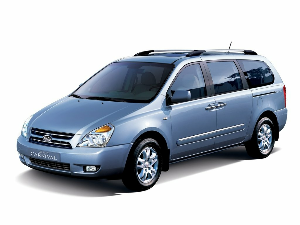 Коврики текстильные для Kia Carnival II (минивэн / VQ) 2005 - 2010