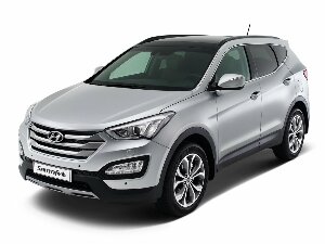 Коврик ЭВА "" для Hyundai Santa Fe III (suv / DM) 2012 - 2016, ые, 1шт.