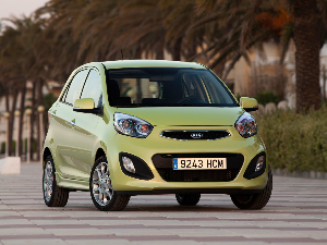 Коврики текстильные для Kia Picanto II (хэтчбек 5 дв / TA) 2011 - 2015