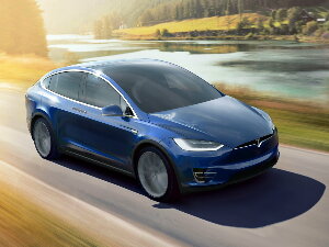 Коврики текстильные для Tesla Model X (suv / 7 местная с рельсовым  креплением  сидений) 2015 - 2021